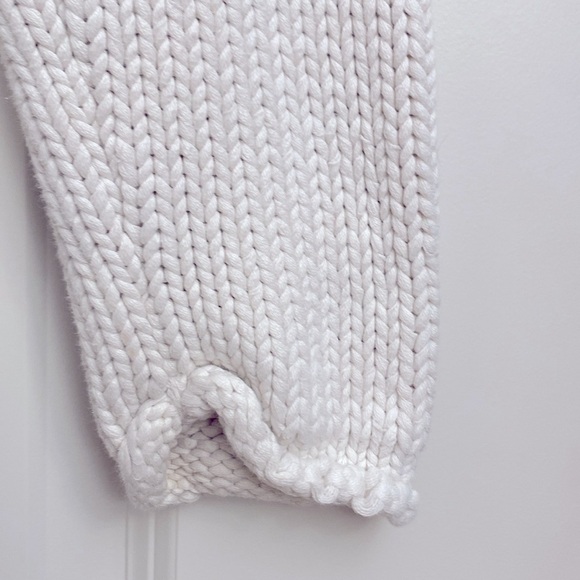 Gap 100% cotton cardigan Women’s L heavy weight knit warm open front long line - Picture 4 of 5